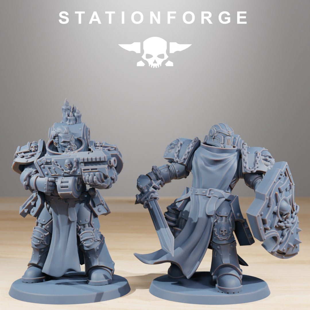 Socratis Crusaders - Compatible with Warhammer 40K - by Station Forge - Tabletop RPG Miniature - Roleplaying 3D Printed Fantasy Mini