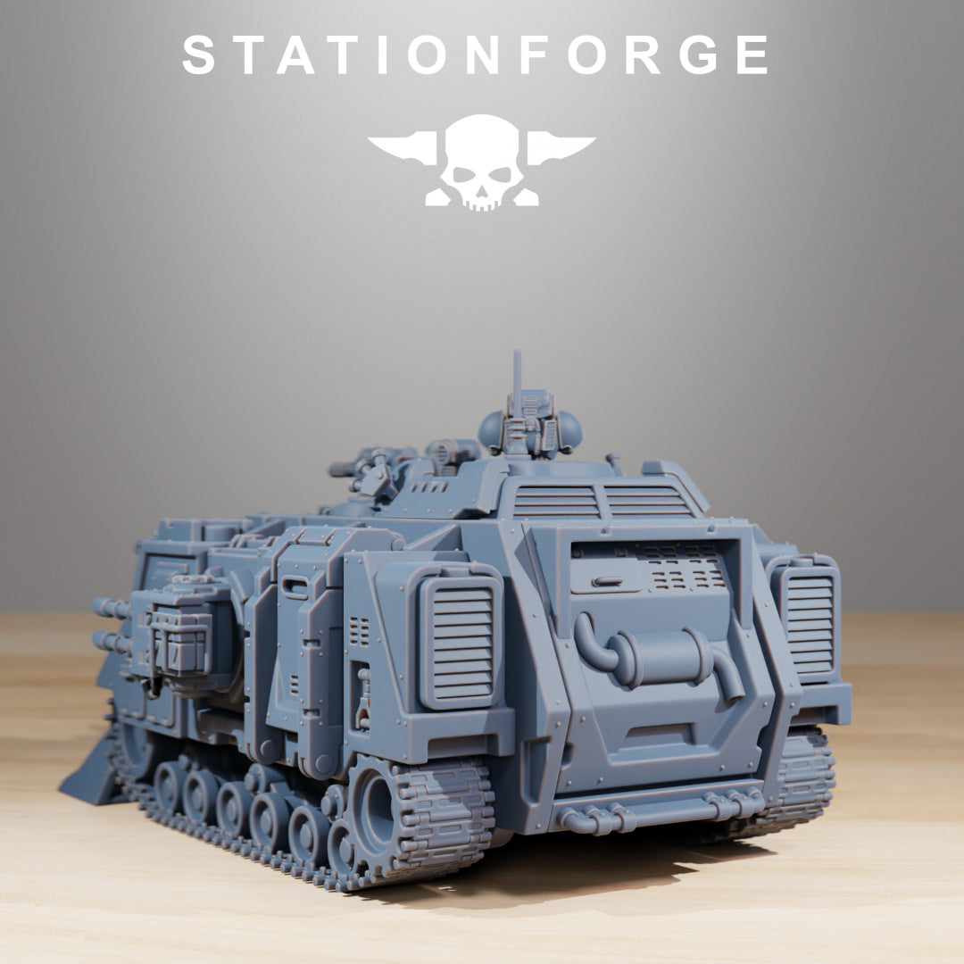 Socratis Dominator Tank - Compatible with Warhammer 40K - by Station Forge - Tabletop RPG Miniature - Roleplaying 3D Printed Fantasy Mini