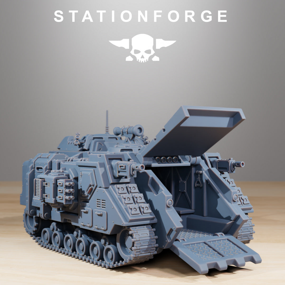 Socratis Dominator Tank - Compatible with Warhammer 40K - by Station Forge - Tabletop RPG Miniature - Roleplaying 3D Printed Fantasy Mini