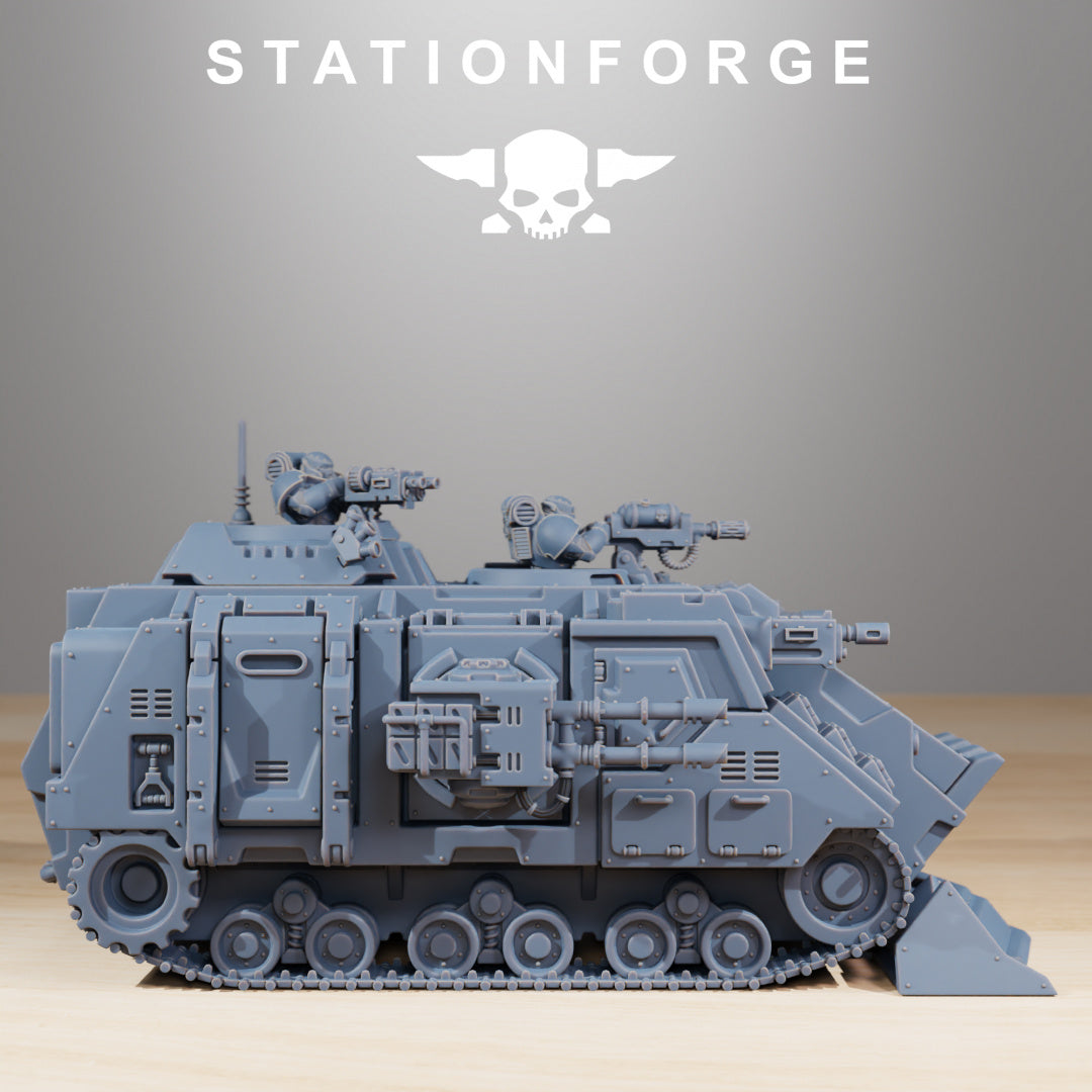 Socratis Dominator Tank - Compatible with Warhammer 40K - by Station Forge - Tabletop RPG Miniature - Roleplaying 3D Printed Fantasy Mini