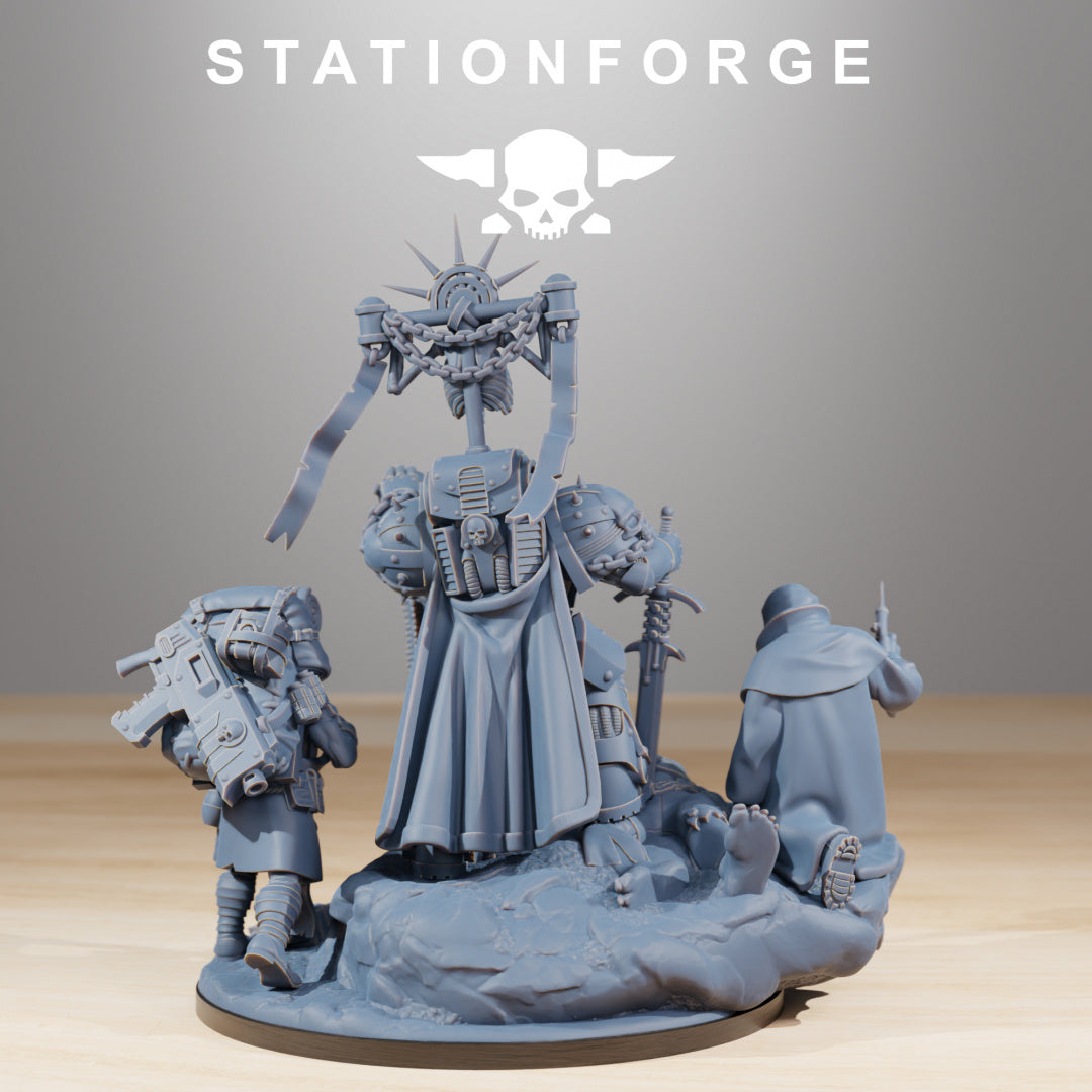 Socratis Grand Master - Compatible with Warhammer 40K - by Station Forge - Tabletop RPG Miniature - Roleplaying 3D Printed Fantasy Mini