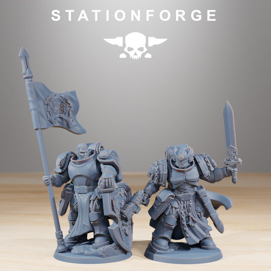 Socratis Reinforcers - Compatible with Warhammer 40K - by Station Forge - Tabletop RPG Miniature - Roleplaying 3D Printed Fantasy Mini