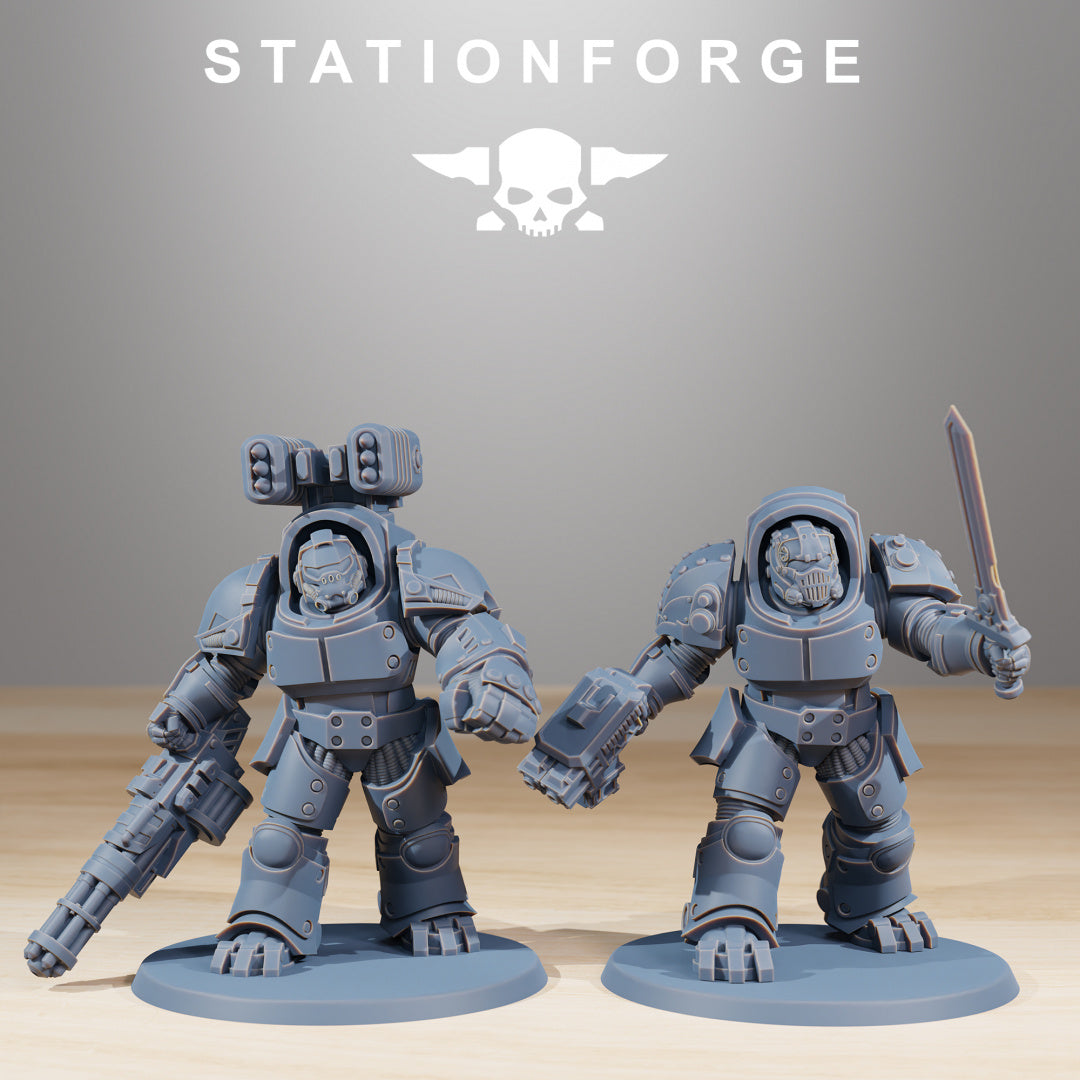 Socratis Vanguard - Compatible with Warhammer 40K - by Station Forge - Tabletop RPG Miniature - Roleplaying 3D Printed Fantasy Mini