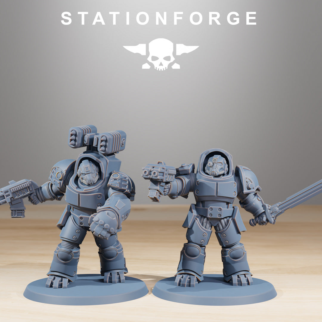 Socratis Vanguard - Compatible with Warhammer 40K - by Station Forge - Tabletop RPG Miniature - Roleplaying 3D Printed Fantasy Mini