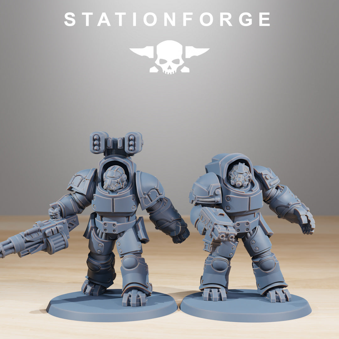 Socratis Vanguard - Compatible with Warhammer 40K - by Station Forge - Tabletop RPG Miniature - Roleplaying 3D Printed Fantasy Mini