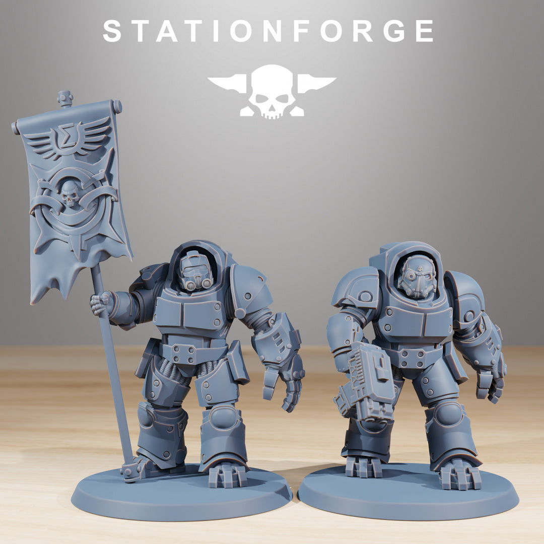 Socratis Vanguard - Compatible with Warhammer 40K - by Station Forge - Tabletop RPG Miniature - Roleplaying 3D Printed Fantasy Mini