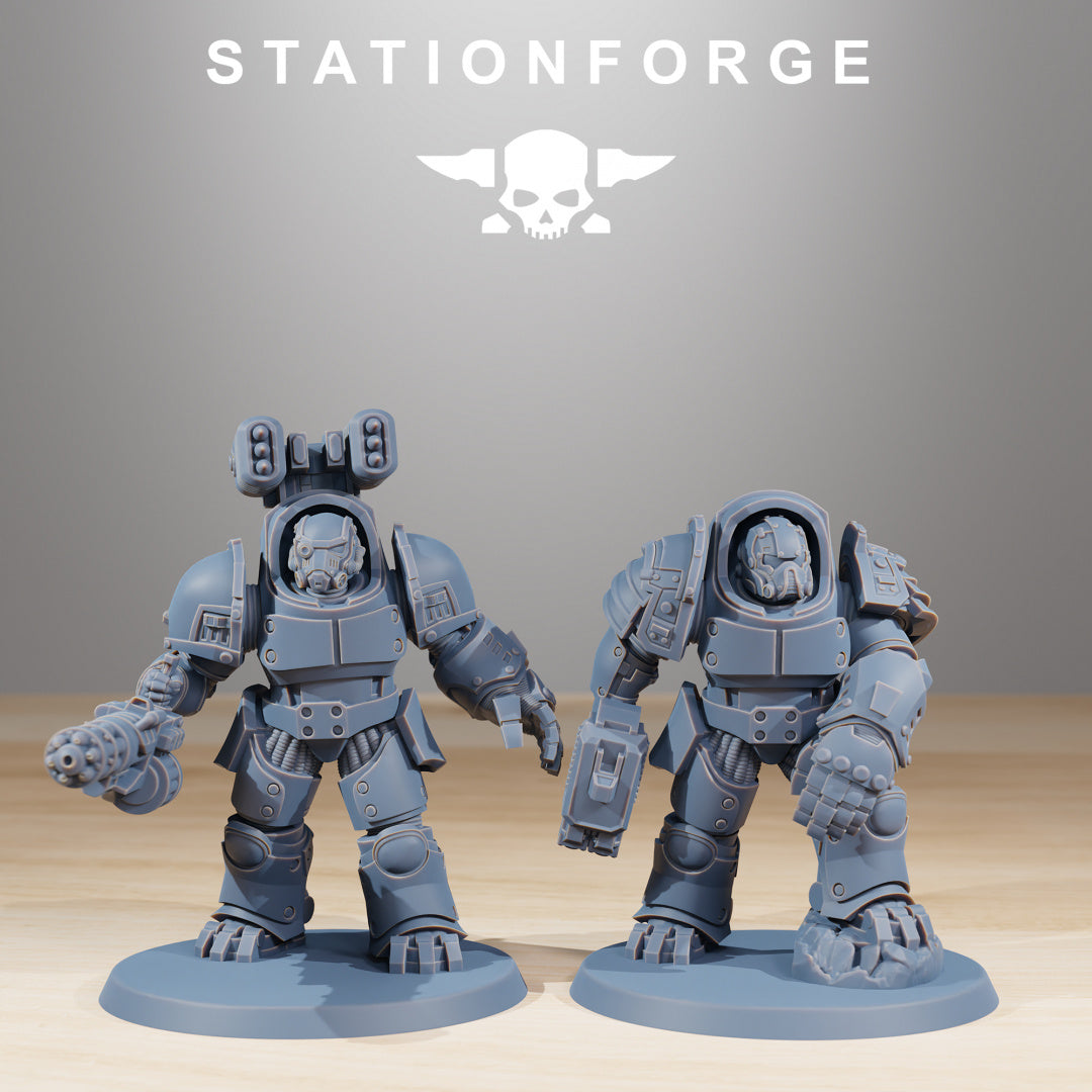 Socratis Vanguard - Compatible with Warhammer 40K - by Station Forge - Tabletop RPG Miniature - Roleplaying 3D Printed Fantasy Mini