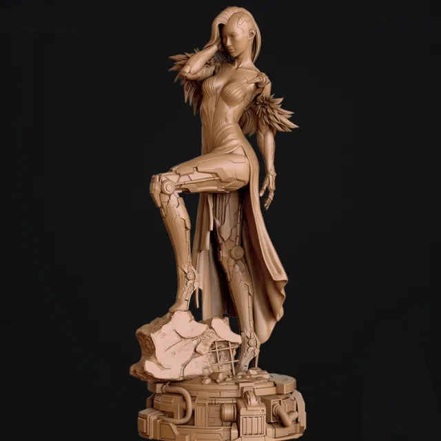 Songbird Sculpture (75mm to 500mm) - Unassembled/Unpainted/3D Print