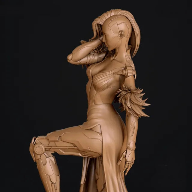 Songbird Sculpture (75mm to 500mm) - Unassembled/Unpainted/3D Print