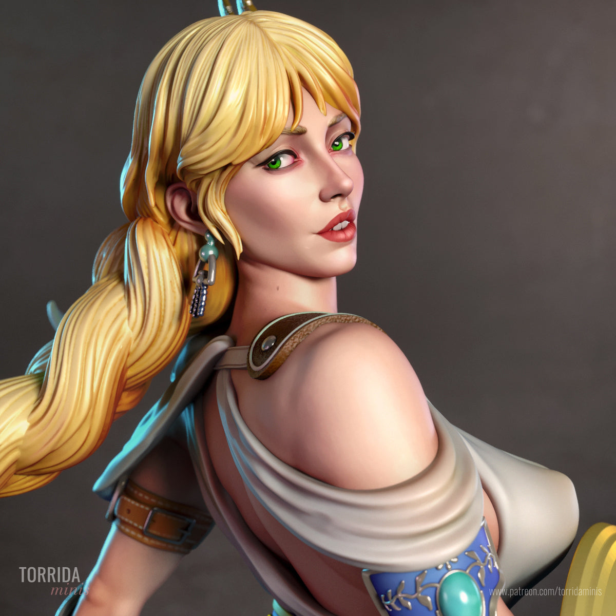 Sophitia Sculpture (75mm to 500mm) - Unassembled/Unpainted/3D Print