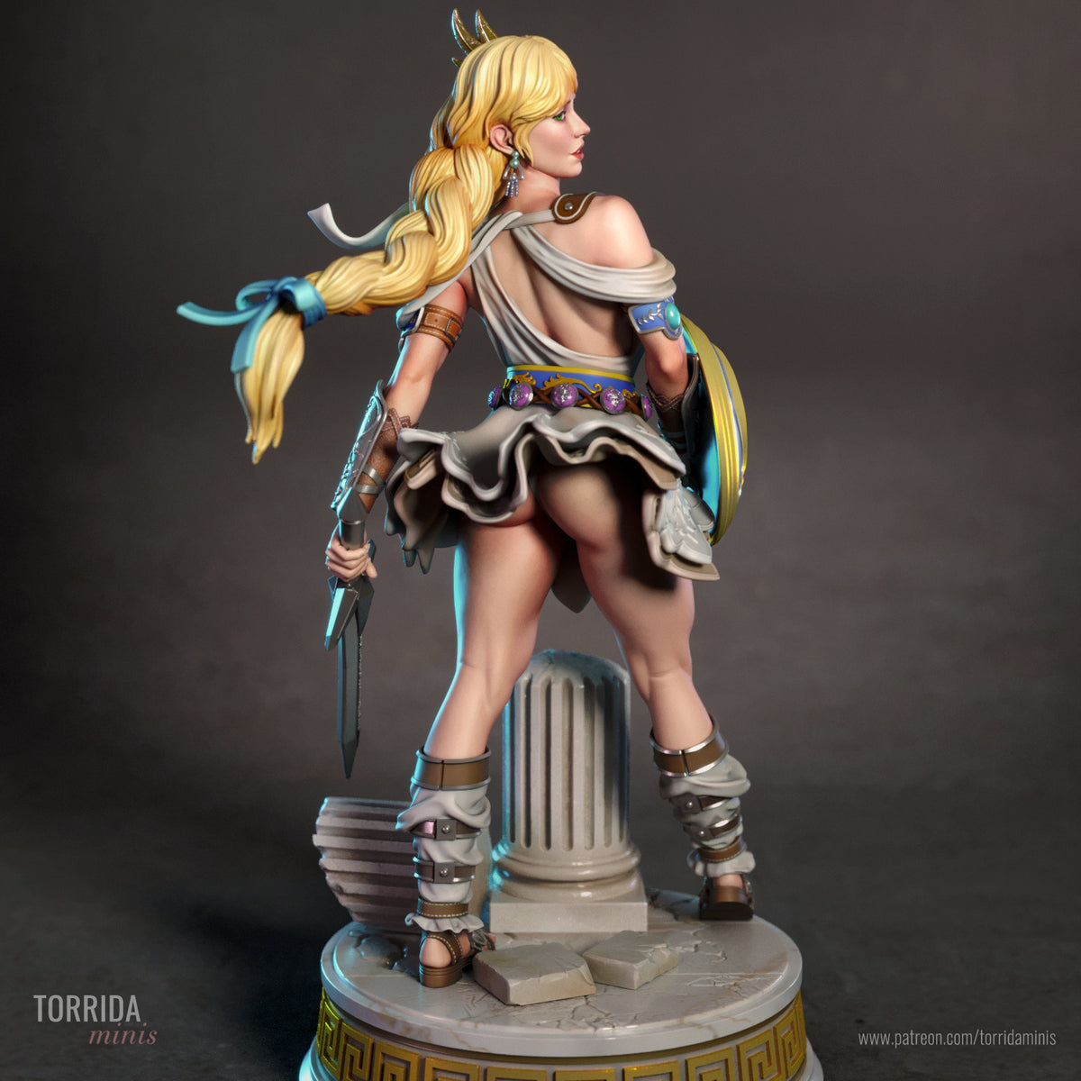 Sophitia Sculpture (75mm to 500mm) - Unassembled/Unpainted/3D Print