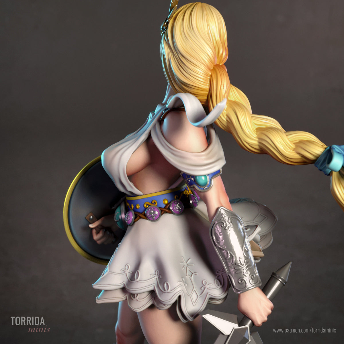 Sophitia Sculpture (75mm to 500mm) - Unassembled/Unpainted/3D Print