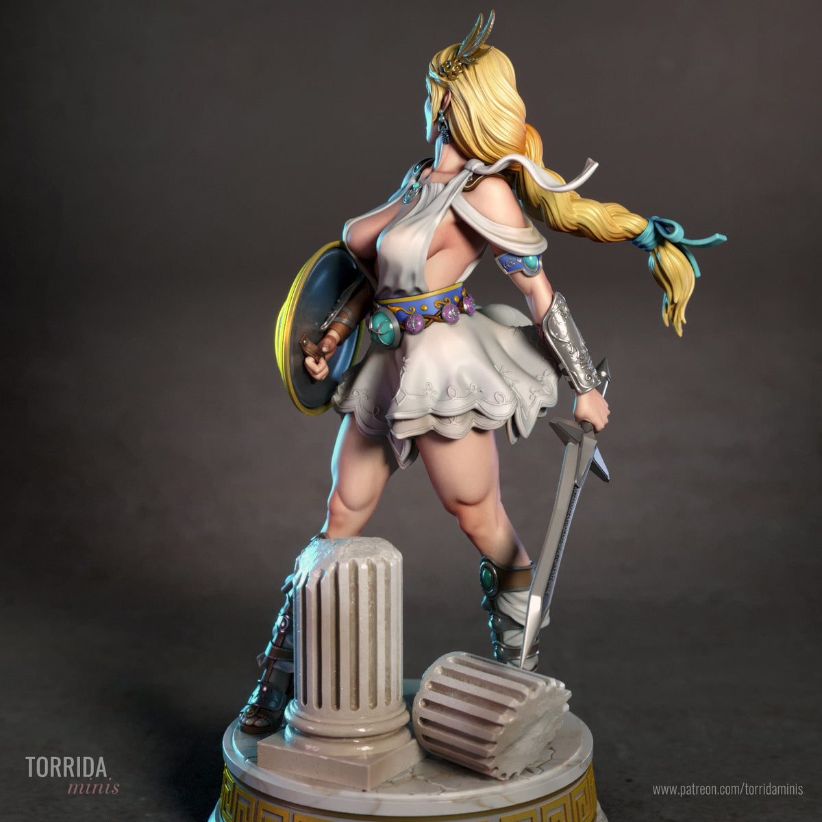 Sophitia Sculpture (75mm to 500mm) - Unassembled/Unpainted/3D Print
