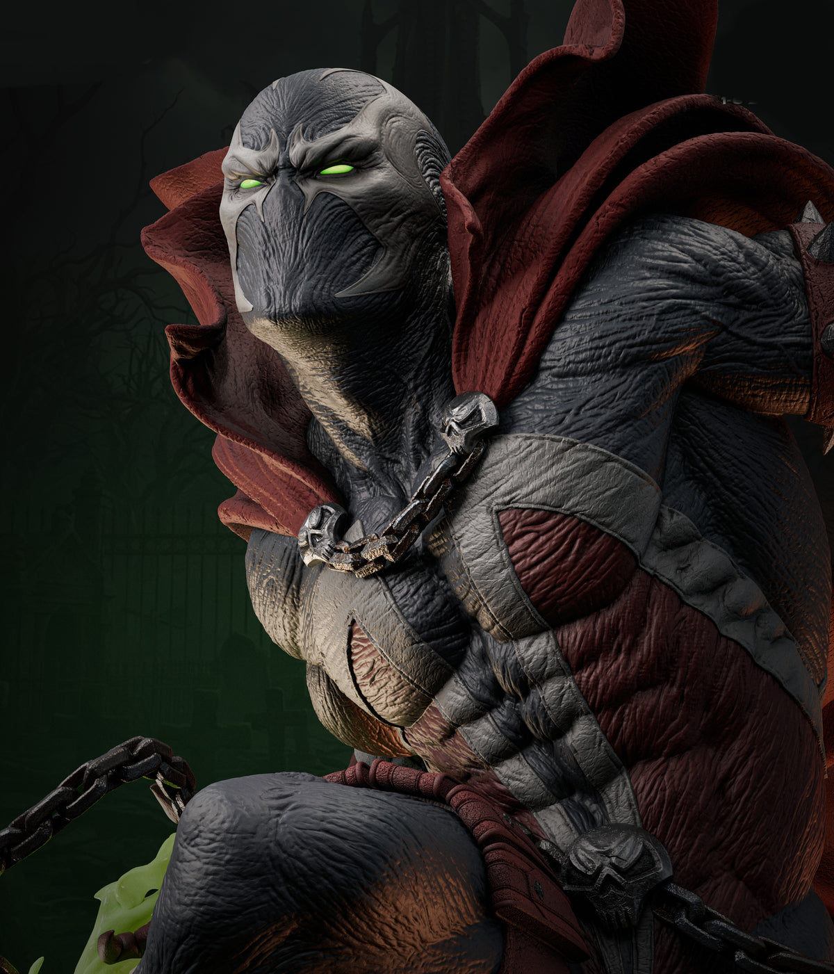 Spawn Sculpture (75mm to 500mm) - Unassembled/Unpainted/3D Print