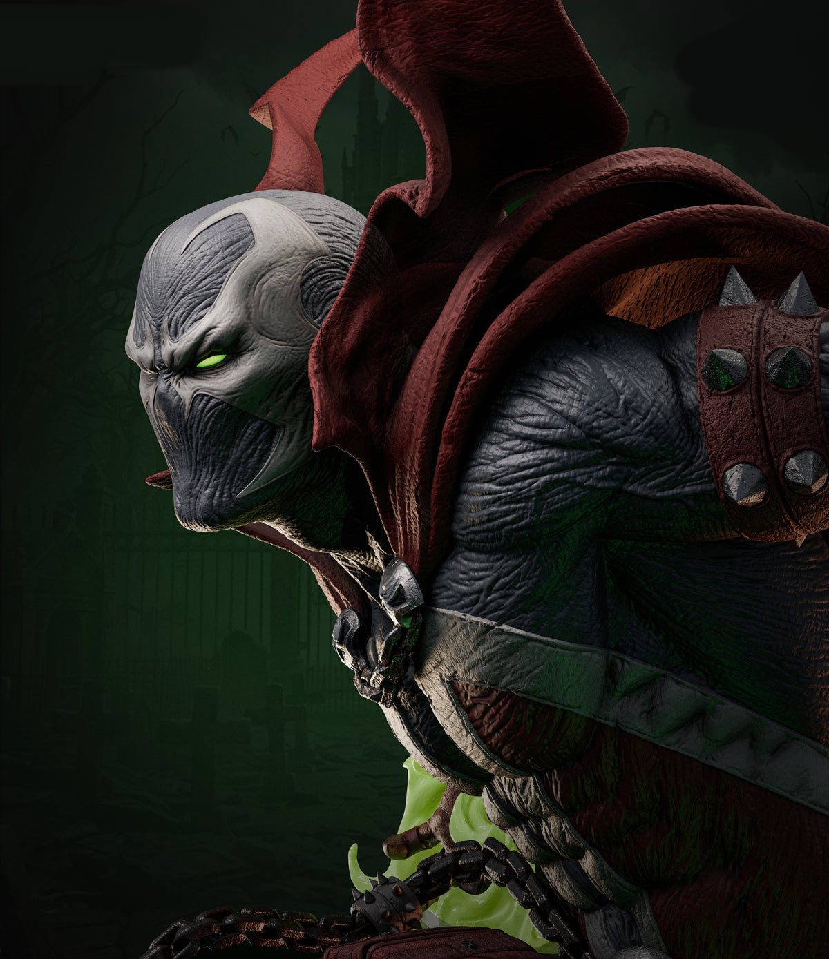 Spawn Sculpture (75mm to 500mm) - Unassembled/Unpainted/3D Print