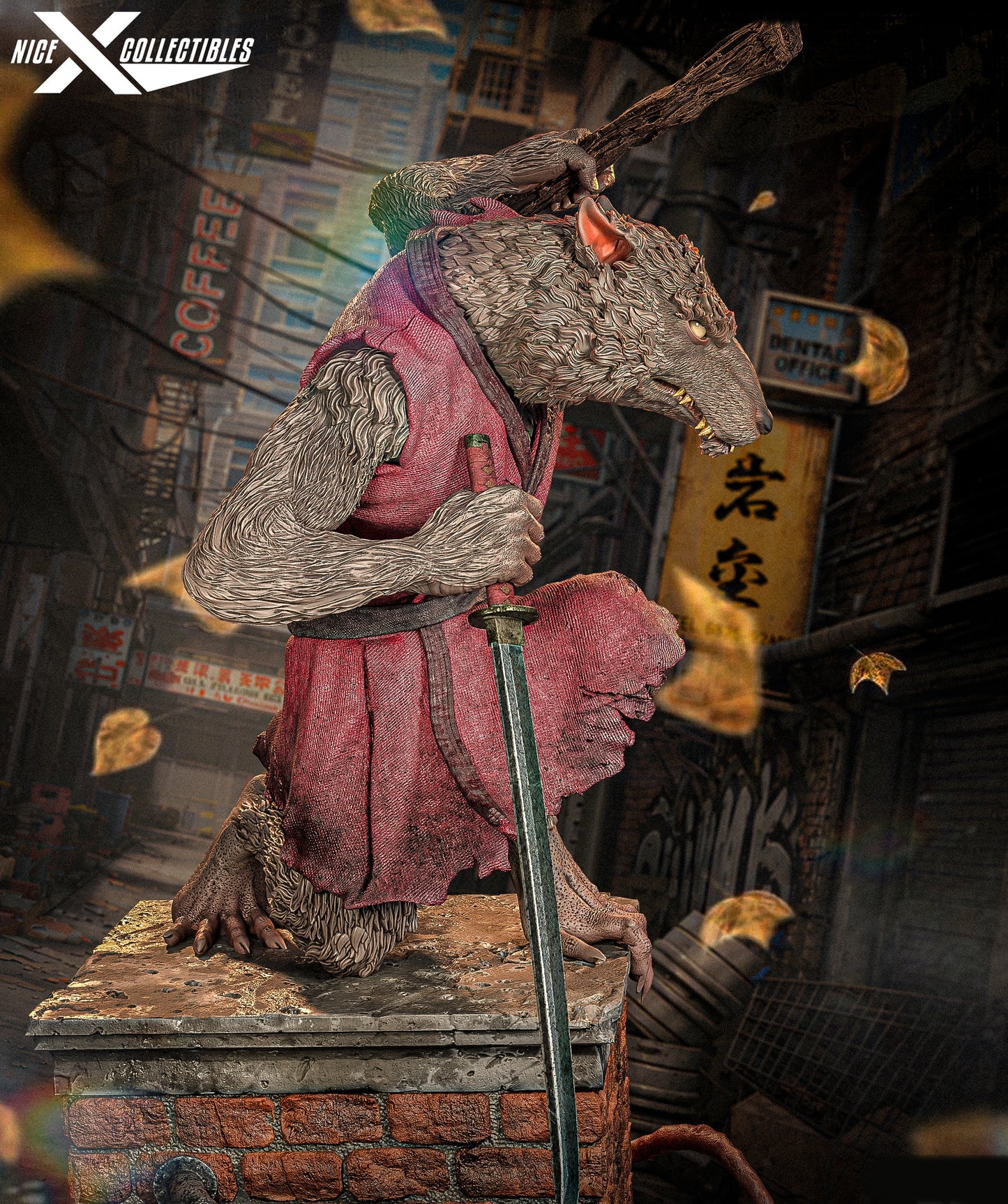 Splinter Sculpture (75mm to 500mm) - Unassembled/Unpainted/3D Print