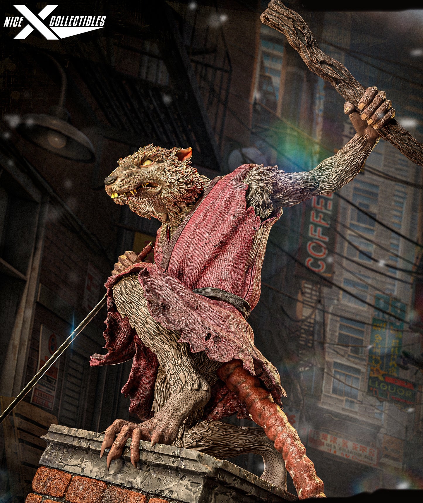 Splinter Sculpture (75mm to 500mm) - Unassembled/Unpainted/3D Print