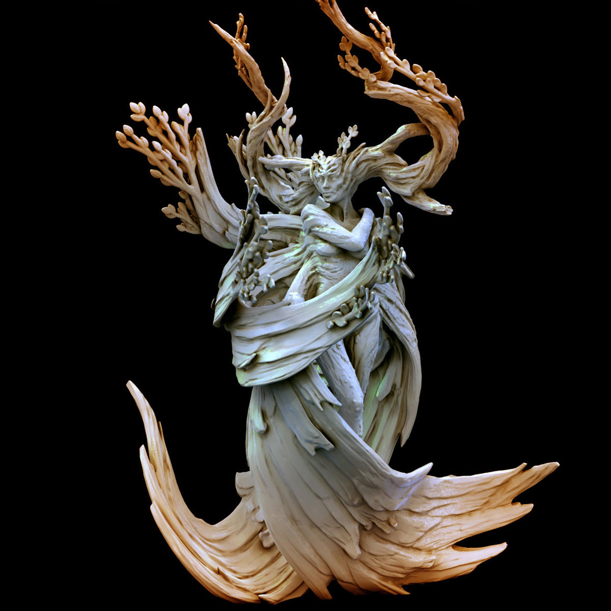 Splinter of Confliction - Pose 3 - Dryad - by Mini Monster Mayhem- Tabletop RPG Miniature - Roleplaying 3D Printed Fantasy Mini