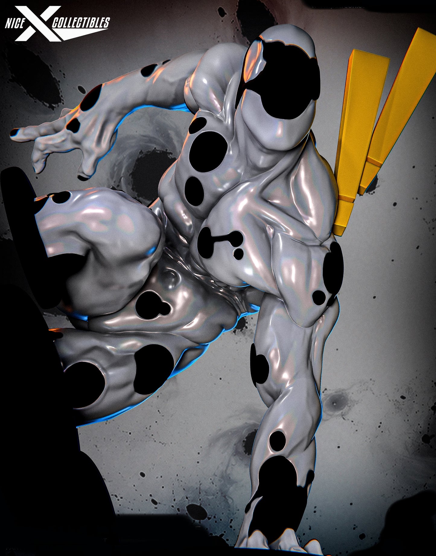 The Spot Sculpture (75mm to 500mm) - Unassembled/Unpainted/3D Print
