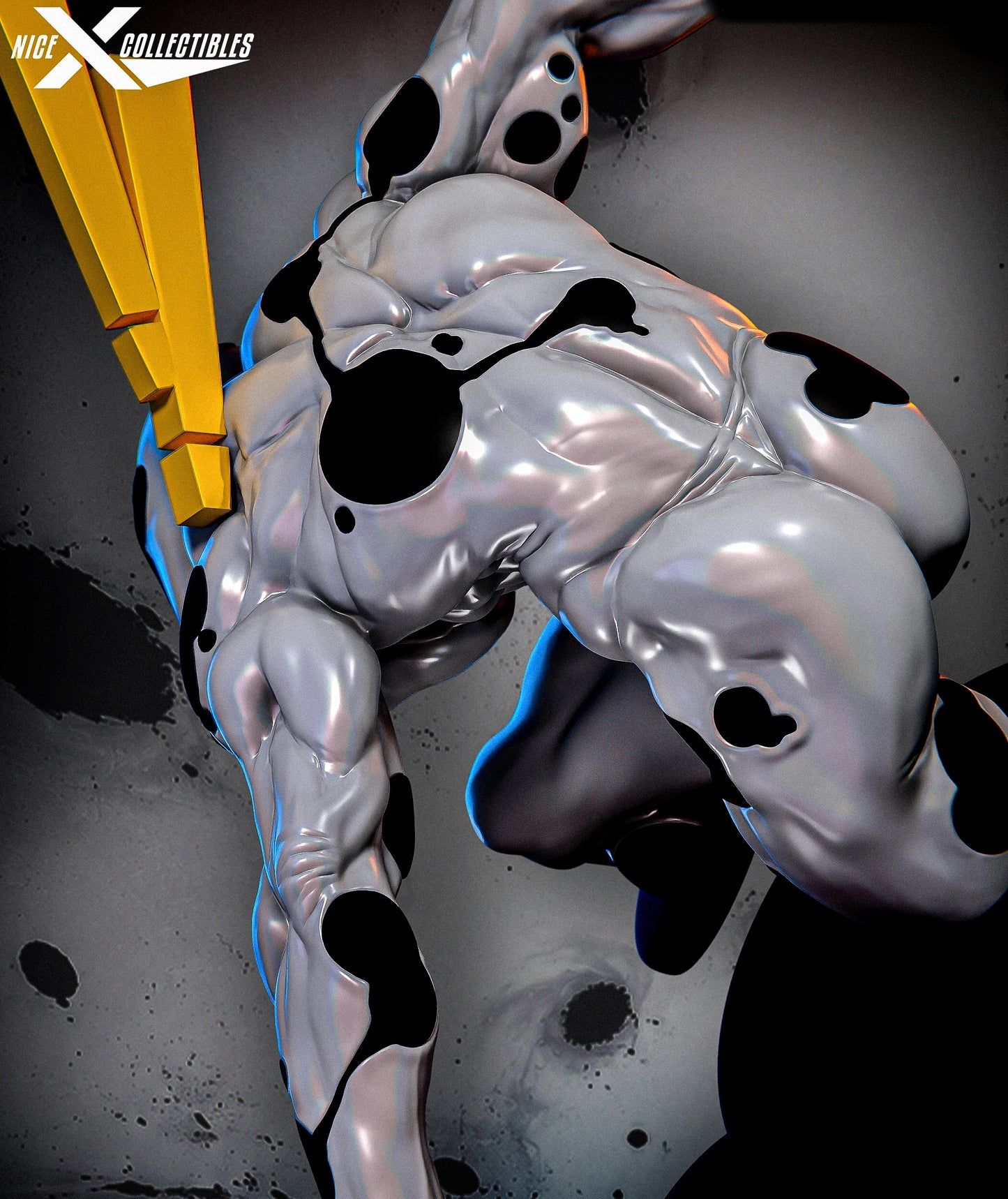 The Spot Sculpture (75mm to 500mm) - Unassembled/Unpainted/3D Print