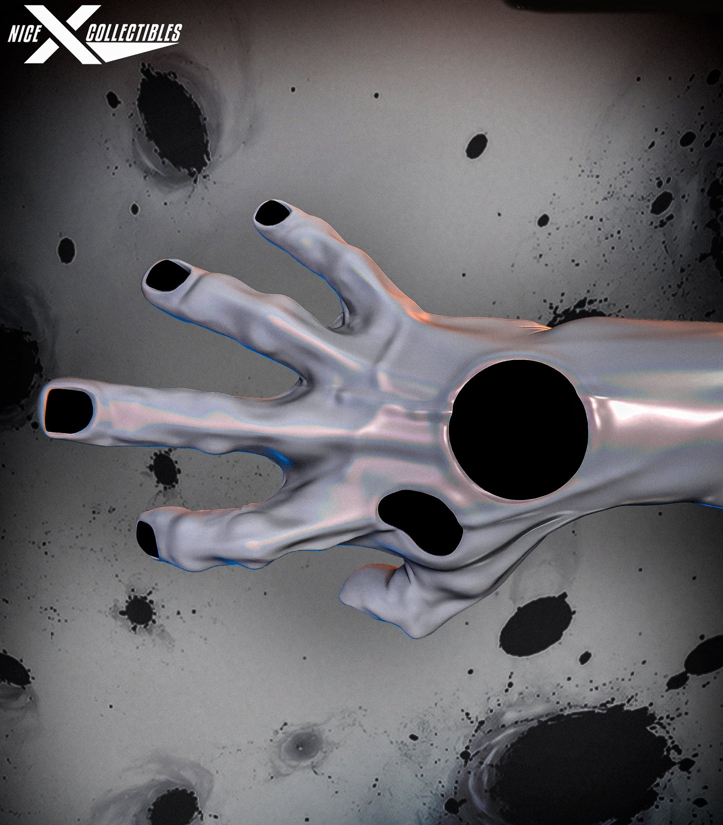 The Spot Sculpture (75mm to 500mm) - Unassembled/Unpainted/3D Print