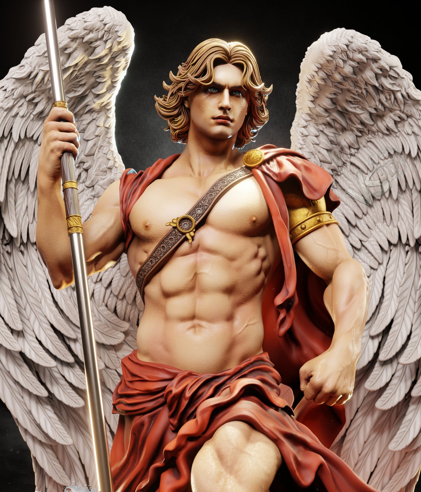 St Michael, The Archangel Sculpture - Saints and Demons
