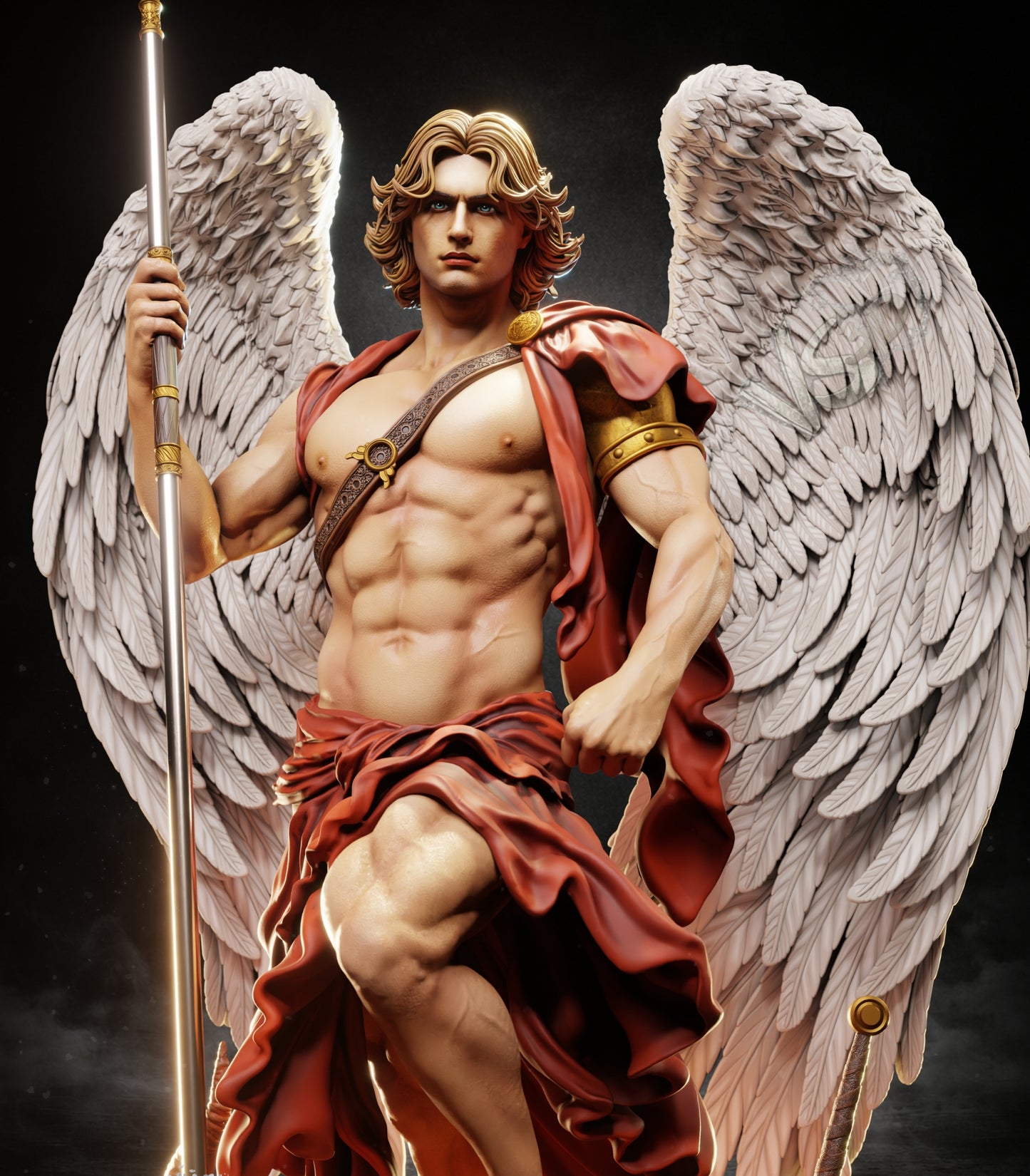 St Michael, The Archangel Sculpture - Saints and Demons