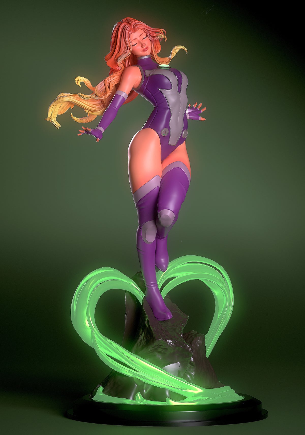 Starfire Sculpture(75mm to 500mm) - Unassembled/Unpainted/3D Print