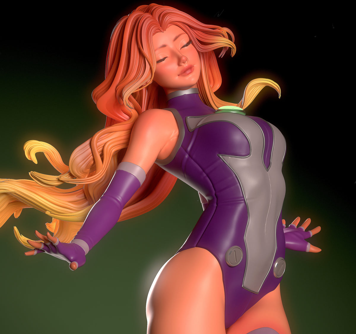 Starfire Sculpture(75mm to 500mm) - Unassembled/Unpainted/3D Print