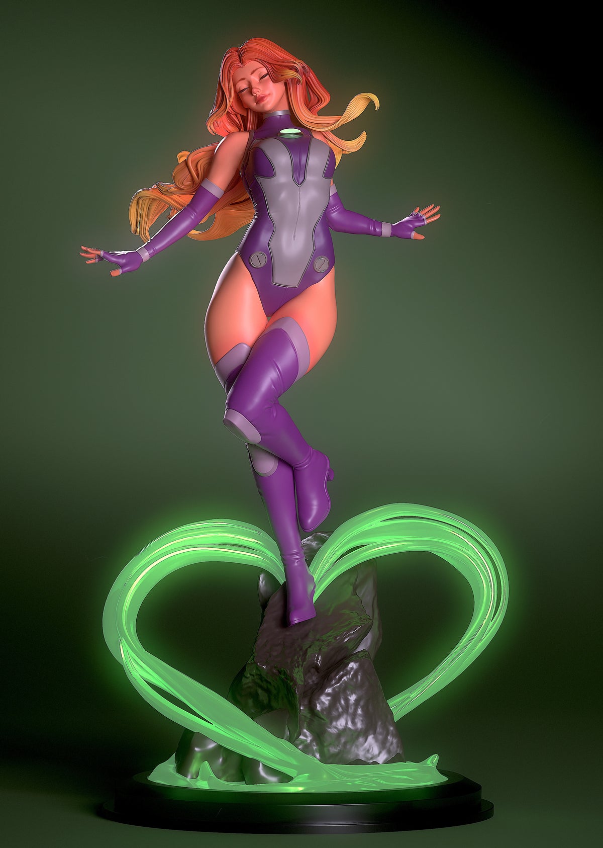 Starfire Sculpture(75mm to 500mm) - Unassembled/Unpainted/3D Print