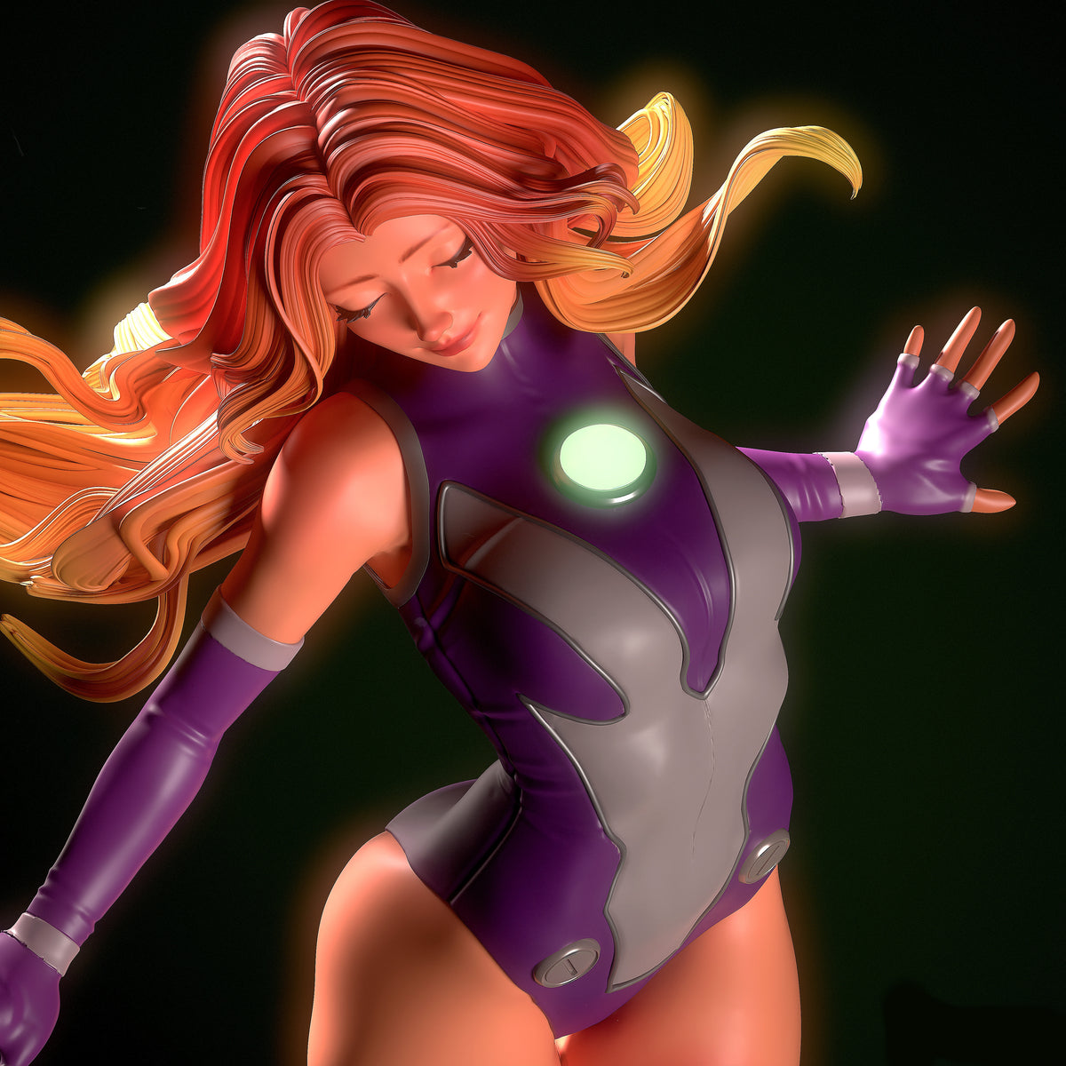 Starfire Sculpture(75mm to 500mm) - Unassembled/Unpainted/3D Print