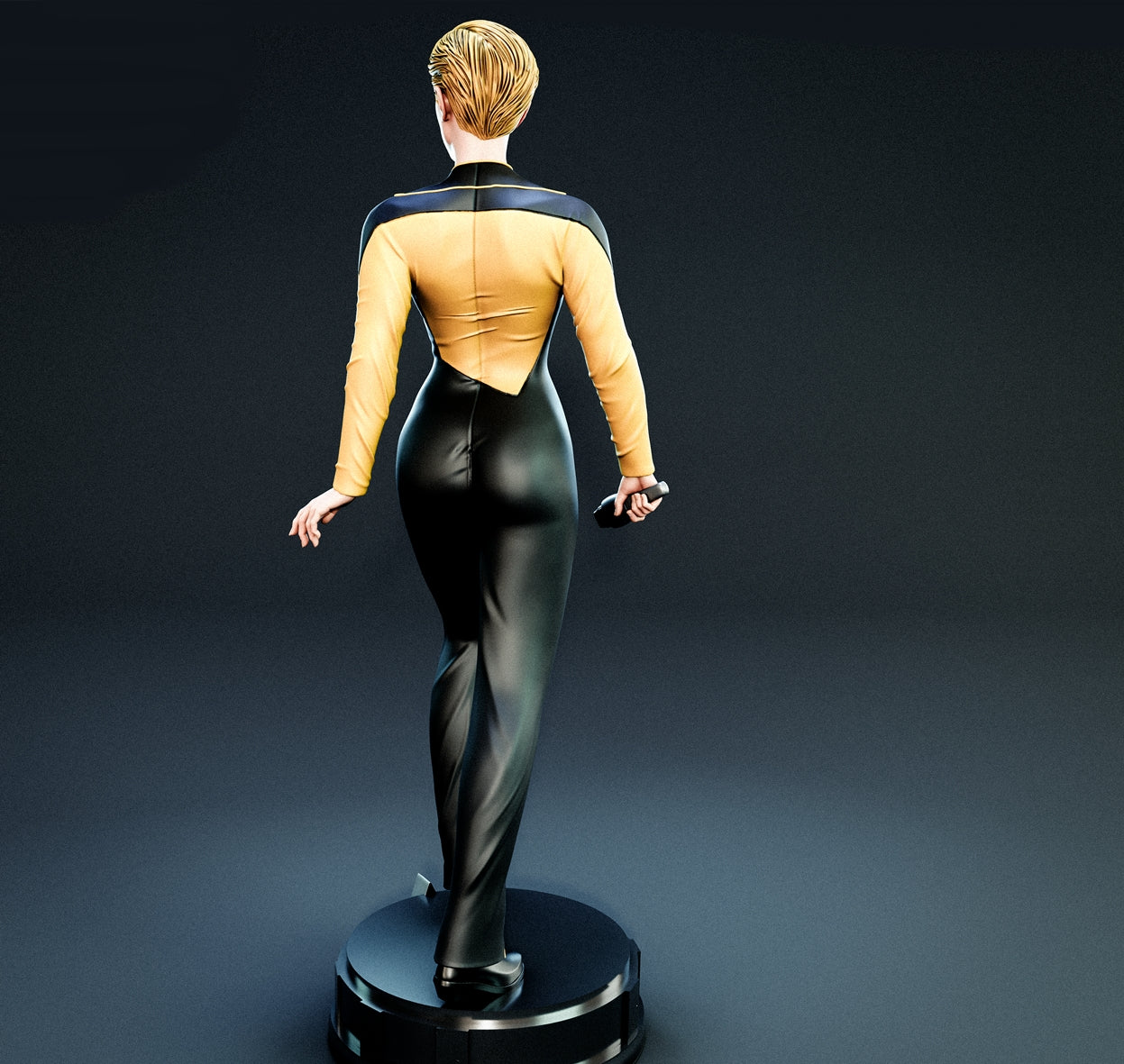 Tasha Yar Sculpture (75mm to 500mm) - Unassembled/Unpainted/3D Print