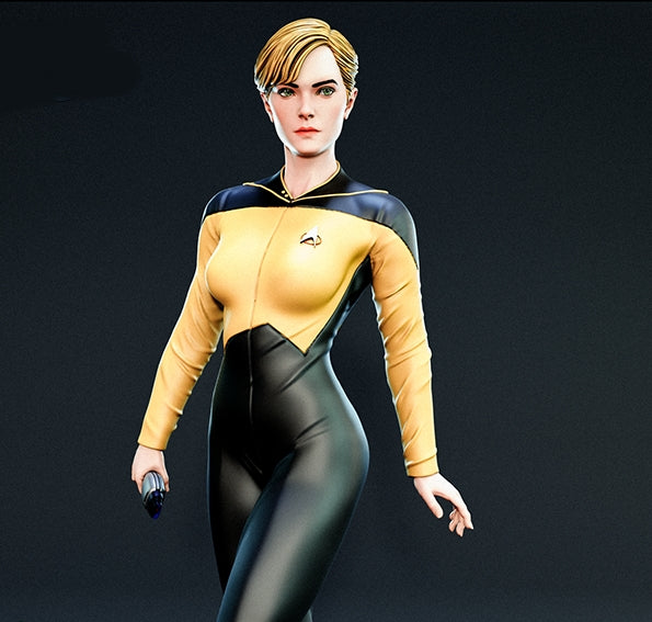 Tasha Yar Sculpture (75mm to 500mm) - Unassembled/Unpainted/3D Print
