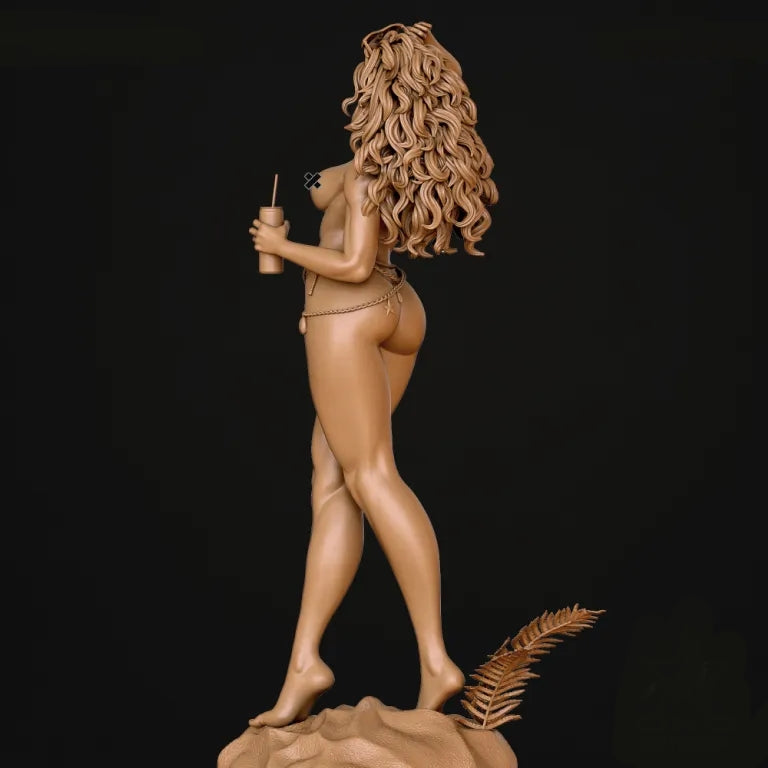 Storm Summer Swimsuit NSFW Sculpture (75mm to 500mm) - Unassembled/Unpainted/3D Print
