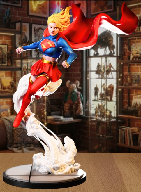 Supergirl Miniature(40mm - 75mm) Unassembled/Unpainted/3D Print