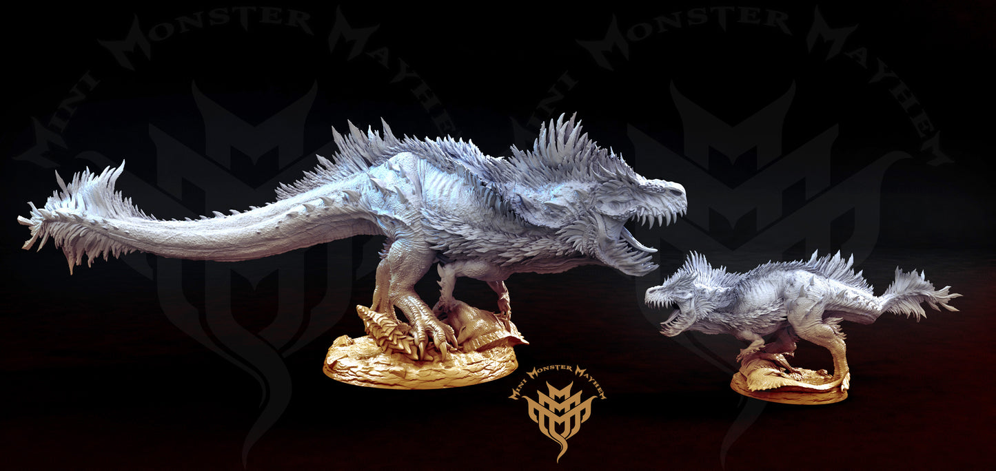 T-Rex (Feathered) - Dungeons and Dragons - by Mini Monster Mayhem- Tabletop RPG Miniature - Roleplaying 3D Printed Fantasy Mini