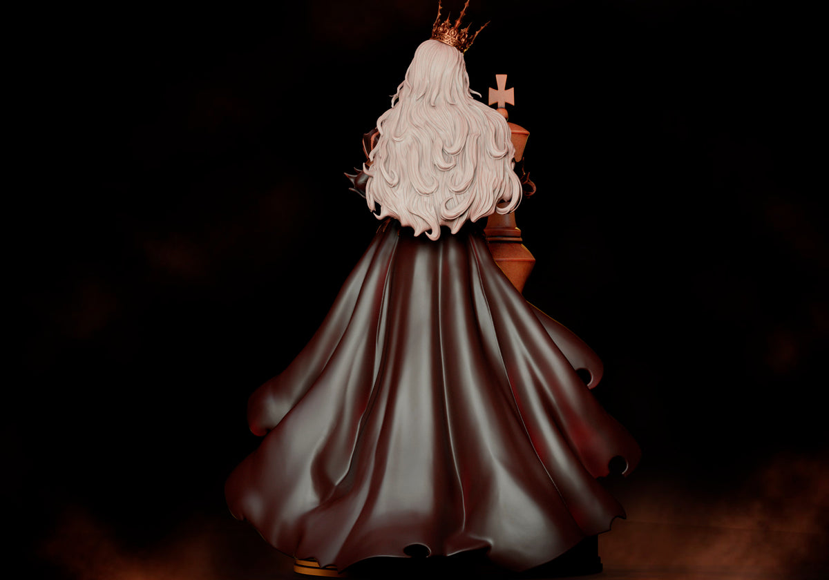 The Queen Sculpture(75mm to 500mm) - Unassembled/Unpainted/3D Print