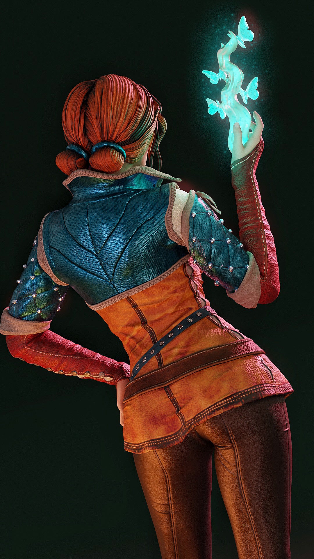Triss Merigold Sculpture (75mm to 500mm) - Unassembled/Unpainted/3D Print