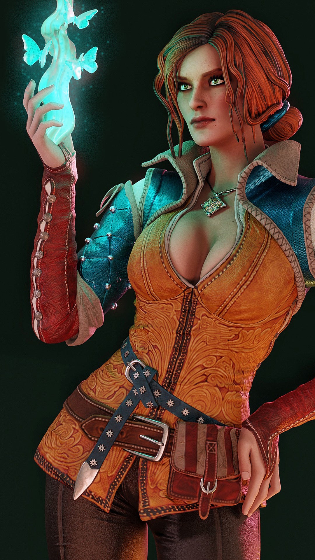 Triss Merigold Sculpture (75mm to 500mm) - Unassembled/Unpainted/3D Print