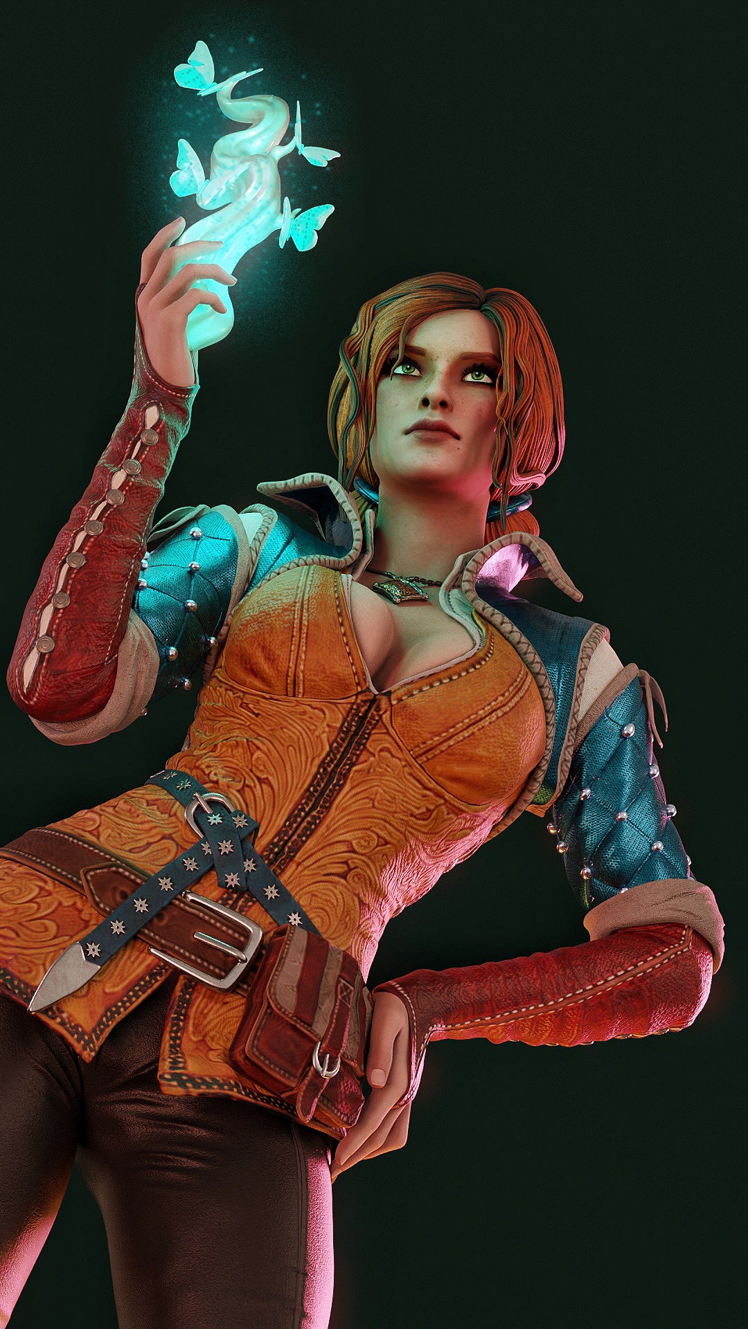 Triss Merigold Sculpture (75mm to 500mm) - Unassembled/Unpainted/3D Print