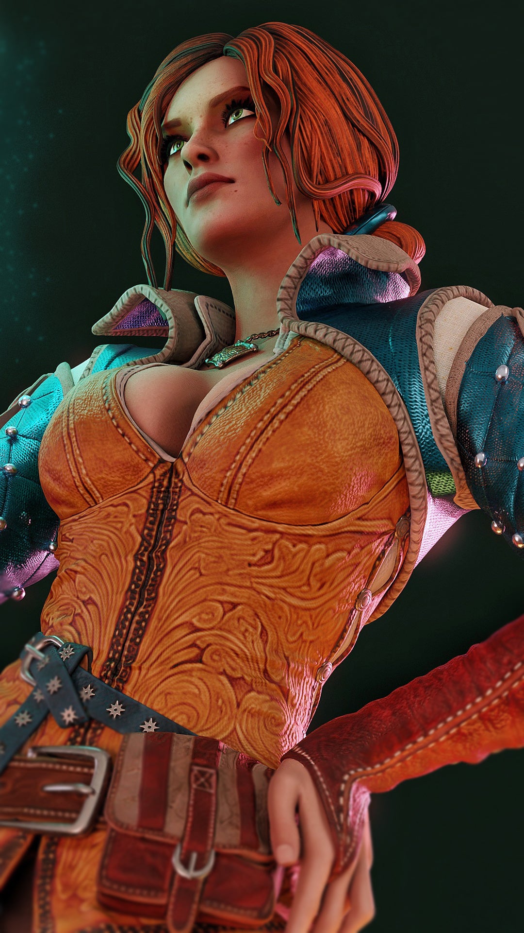 Triss Merigold Sculpture (75mm to 500mm) - Unassembled/Unpainted/3D Print