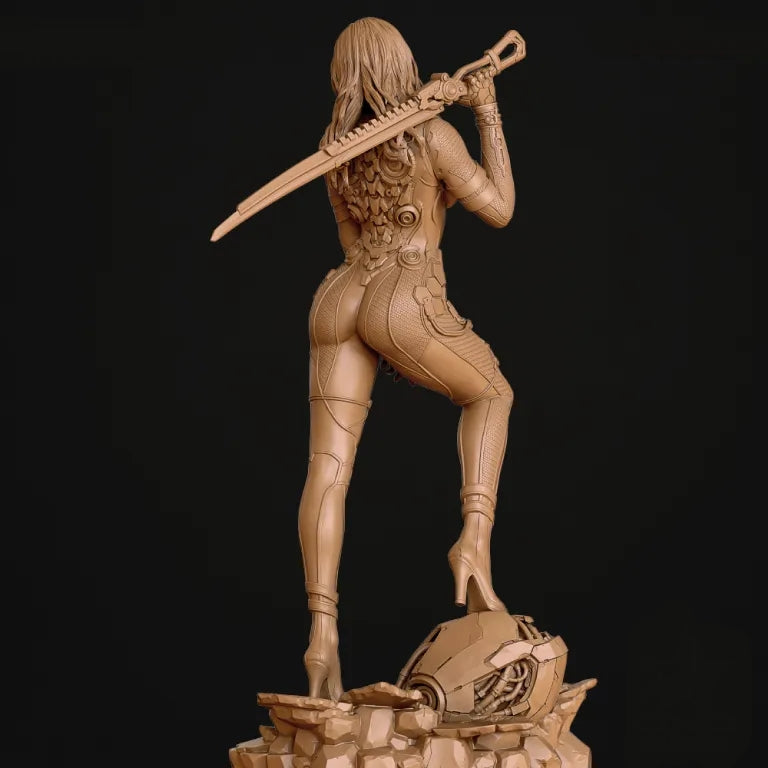 Tachy Sculpture (75mm to 500mm) - Unassembled/Unpainted/3D Print