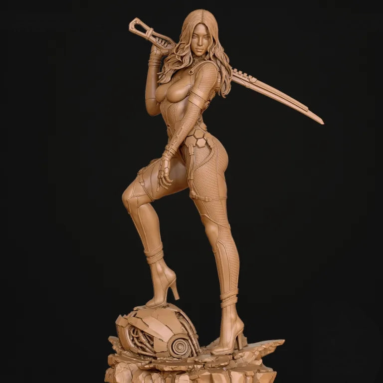 Tachy Sculpture (75mm to 500mm) - Unassembled/Unpainted/3D Print
