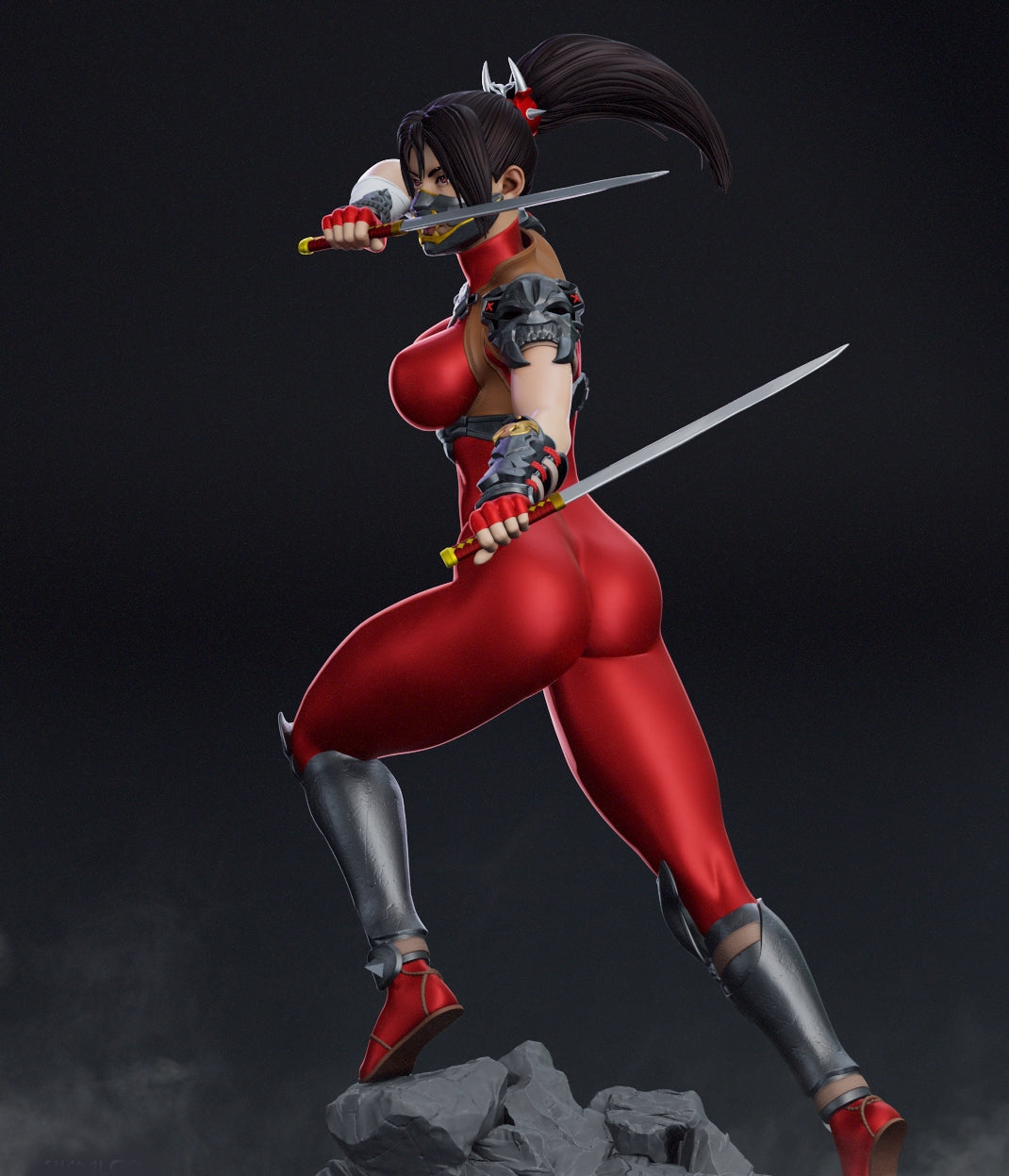 Taki Sculpture (75mm to 500mm) - Unassembled/Unpainted/3D Print