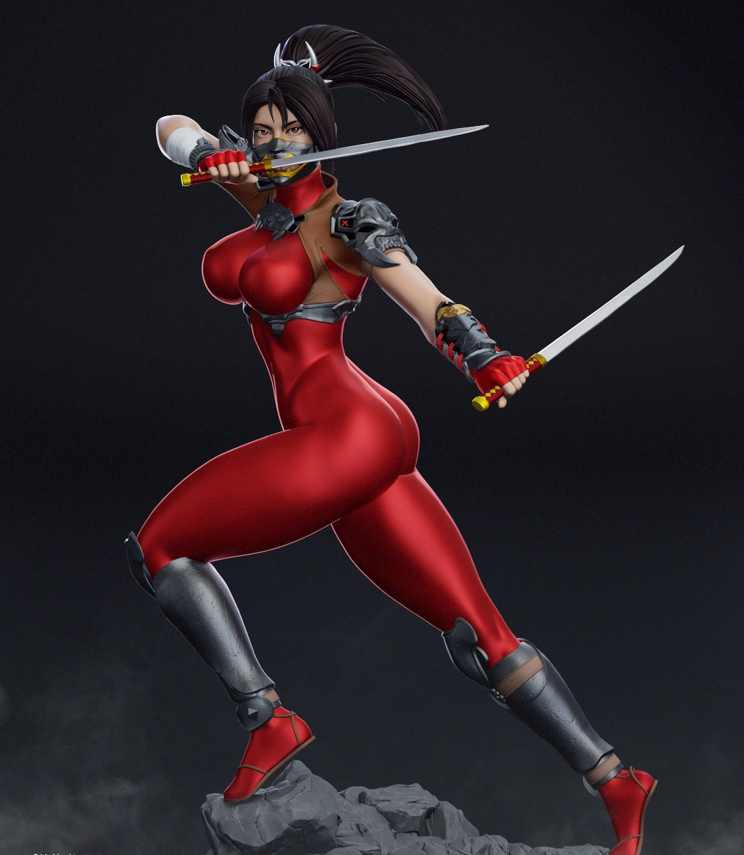 Taki Sculpture (75mm to 500mm) - Unassembled/Unpainted/3D Print