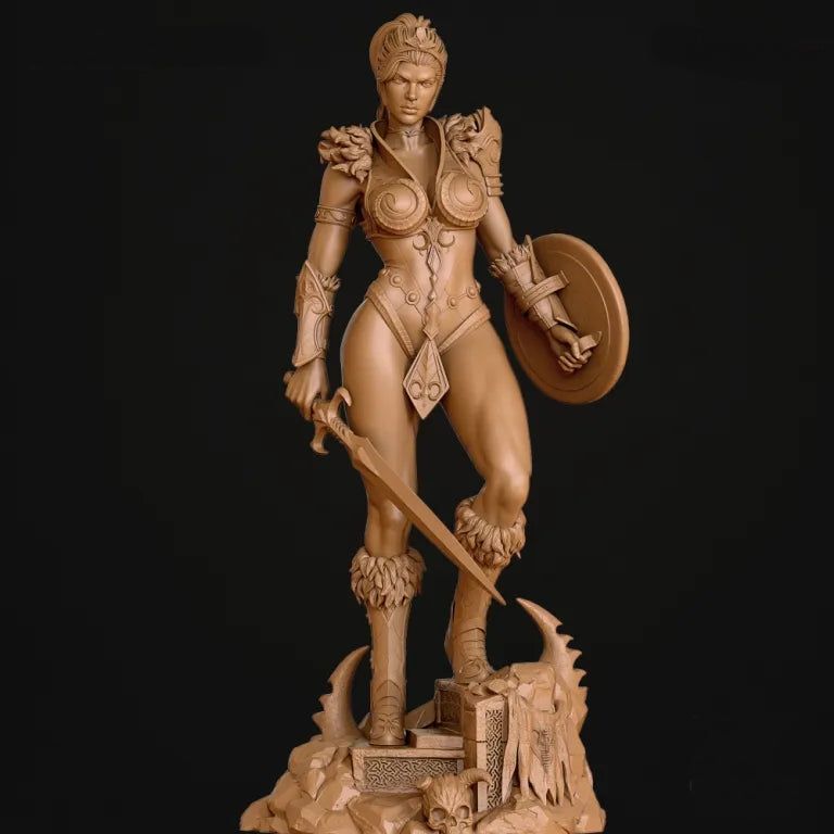 Teela - MOTU - Tabletop RPG Miniature - Roleplaying 3D Printed Fantasy Mini