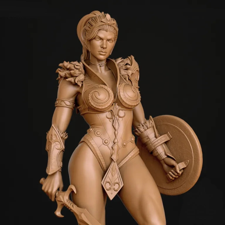 Teela - MOTU - Tabletop RPG Miniature - Roleplaying 3D Printed Fantasy Mini