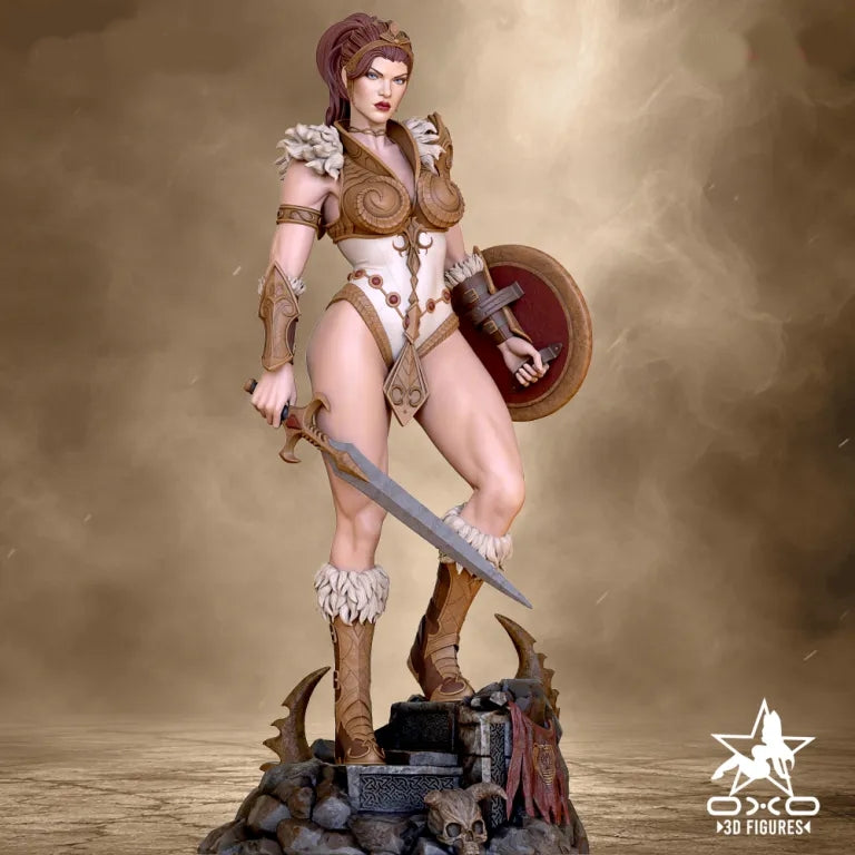 Teela - MOTU - Tabletop RPG Miniature - Roleplaying 3D Printed Fantasy Mini