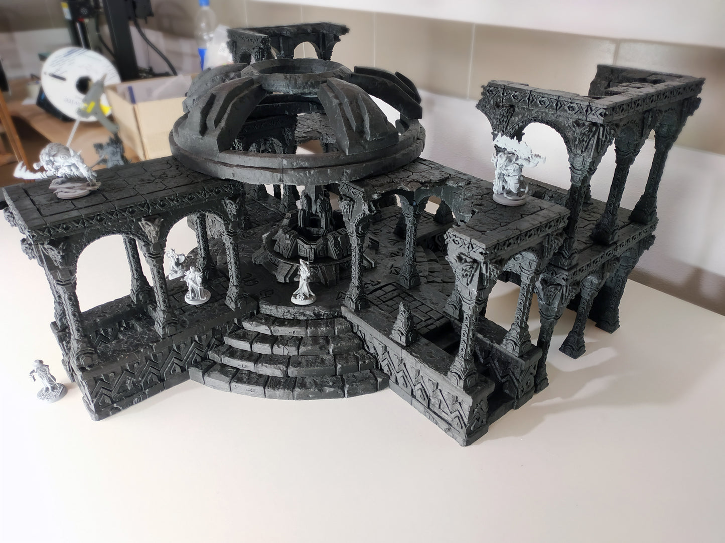 Temple of Puffnathrax - Terrain - by 3dartDigital - Tabletop RPG Miniature - Roleplaying 3D Printed Fantasy Mini