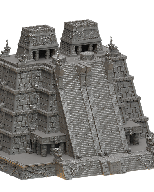 Tenochtitlan Major Temple - TTRPG Terrain - Wargaming - Dungeons and Dragons